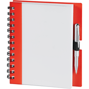 poly twin wire journal with red trim