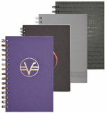 Custom foil-stamped journals