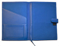 forever blue leather journals inside view