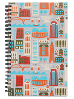 custom journals notebooks with a full color image mounted on board