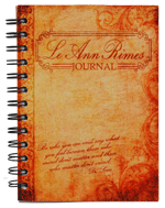 writing journals with full color calligraphy motif mounted on board cover