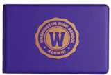 Custom purple vinyl autograph book